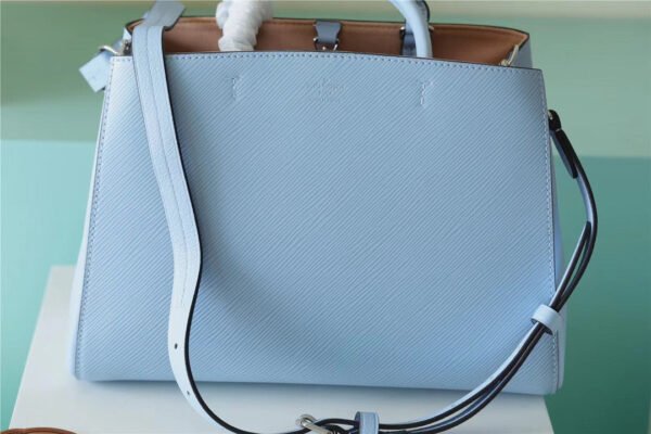 20dfea3a LV Marelle Tote MM Epi Bleu Nuage Blue For Women, Women¡¯s Handbags, Shoulder And Crossbody Bags 11.8in/30cm LV?