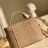 LV Vanity PM Handbag Monogram Empreinte Tourterelle Beige For Women, Women¡¯s Handbags, Shoulder And Crossbody Bags 7.5in/19cm LV M45608