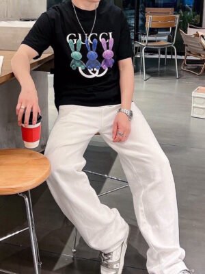 Gucci Bunny Trio T-Shirt (Black)