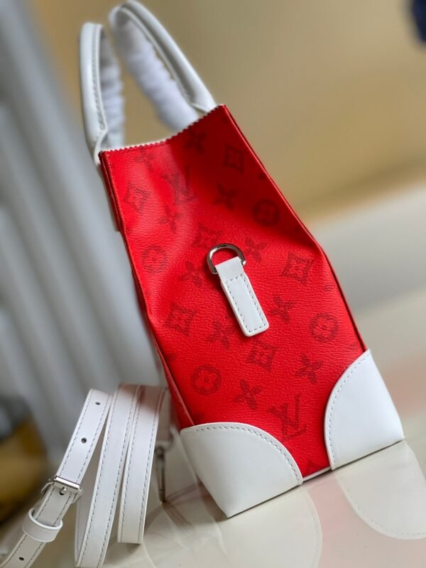 215ced37 LV Litter Bag Vintage Monogram Canvas Red By Virgil Abloh For Men, Men¡¯s Bags, Shoulder And Crossbody Bags 9.4in/24cm LV