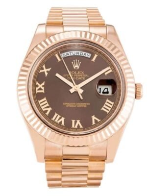 Rolex Day-Date II Chocolate 218235 Mens 41MM