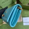 gg Diana Chain Wallet With Bamboo Blue For Women, Women’s Bags 7.4in/19cm gg