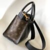 21e6dce5 LV On My Side PM Tote Bag Monogram Canvas Black For Women, Shoulder Bags 9.8in/25cm LV M57728