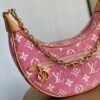 LV Loop Denim Pink For Women,  Shoulder Bags 9.1in/23cm LV