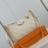 2289c3cd LV Easy Pouch On Strap Monogram Empreinte Crème White For Spring, Women’s Handbags, Shoulder Bags 7.5in/19cm LV M81066