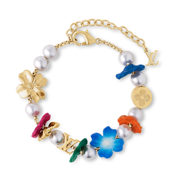 18K Louis Surfin' Flower Bracelet