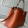 LV Woven Capucines Python Handle Bag 31cm Taurillon Leather Spring/Summer 2021 Collection N98388, Cognac