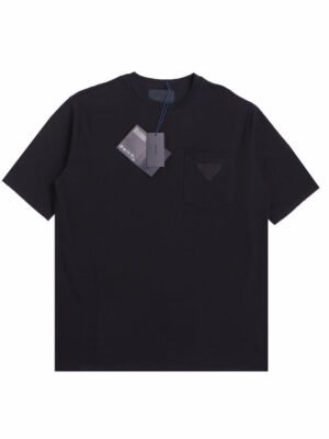 Prada Logo Pocket T-Shirt (Black)