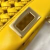 FI Peekaboo Mini Yellow Braided Bag For Woman 18cm/7in