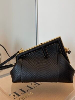 FI First Small Black For Women, Bags, Shoulder And Crossbody Bags 10.2in/26cm FF 8BP129A