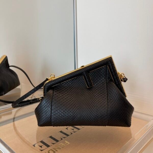 FI First Small Black For Women, Bags, Shoulder And Crossbody Bags 10.2in/26cm FF 8BP129A