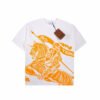 24f753a7 Burberry Knight Print T-Shirt - White and Orange
