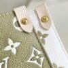 259571f0 LV Onthego MM Monogram Empreinte Khaki Green For Women, Tote Bags 35cm LV M46060