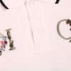 Dior Polo Shirt with Floral Logo Design