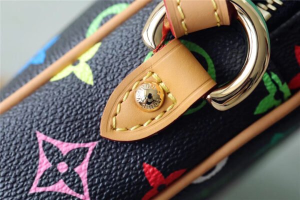 LV Rift Bag Monogram Multicolore Canvas Black For Women, Women¡¯s Handbags, Shoulder And crossbody Bags 5.7in/13.5cm LV