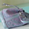 LV Nano Noe Monogram Empreinte Light Blue For Women,  Shoulder And Crossbody Bags 6.3in/16cm LV M81463