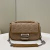 FI Baguette Chain Midi Beige FF Fabric Bag For Woman 14.5cm/6in 8BR793AHW5F1F2J