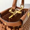 FI Peekaboo Mini Brown Braided Bag For Woman 18cm/7in
