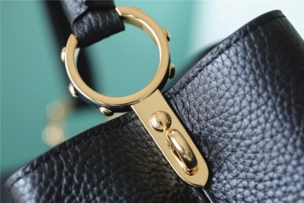 27570223 LV Capucines BB Taurillon Black For Women, Shoulder And Crossbody Bags 21cm/8.3in LV