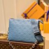 LV Coussin PM Monogram Embossed Puffy Light Blue For Women, Women¡¯s Handbags, Shoulder And Crossbody Bags 10.2in/26cm LV