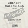 Balenciaga T-Shirt - Back Logo
