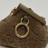 FI First Mini Brown Mink Bag For Woman 11.5cm/4in