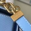 LV Twist MM Monogram Flower Bleu Nuage Blue For Women,  Shoulder And Crossbody Bags 9.1in/23cm LV M59627
