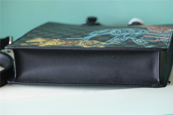 283f3cc9 LV Sac Plat Cross Damier Graphite Canvas For Men, Bags, Shoulder And Crossbody Bags 11.2in/28.5cm LV N45276