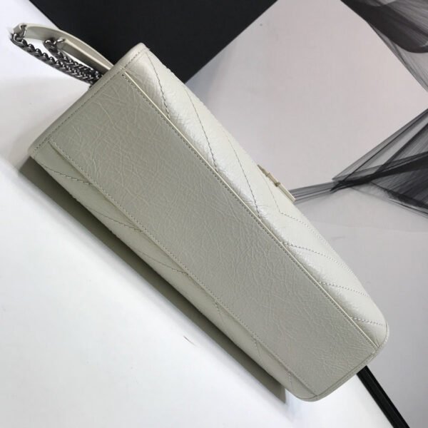 YSSL Niki Medium Shopping Bag White For Women 12.6in/32cm YSL?