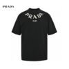 Prada T-Shirt - Black with Bold Branding