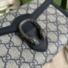 gg Dionysus gg Chain Wallet Beige And Blue Supreme Canvas For Women 8in/20cm 401231 K9GSN 4075