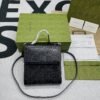 gg Embossed Messenger Bag Black gg Embossed For Men 8.1in/20.5cm gg 625782 1W3AN 1000465