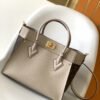 LV On My Side MM Tote Bag Monogram Canvas Greige For Women,  Shoulder Bags 12in/31cm LV M58485