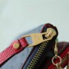 LV Double Zip Pochette Monogram Empreinte Black/Red For Women,  Shoulder and Crossbody Bags 7.9in/20cm LV