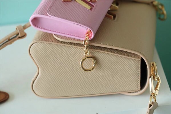 2908d4dc LV Twist MM Bag Epi Beige/ Light Pink For Women, Shoulder and Cross Body Bags 9.1in/23cm LV
