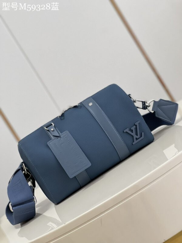 2927c4ad LV City Keepall Aerogram Blue For Men, Bags, Shoulder And Crossbody Bags 10.6in/27cm LV