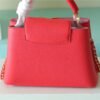 LV Capucines BB Taurillon Red For Women, Women’s Bags, Shoulder And Crossbody Bags 10.6in/27cm LV