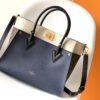 LV On My Side MM Tote Bag Monogram Canvas Navy Blue For Women,  Shoulder Bags 12in/31cm LV M55933
