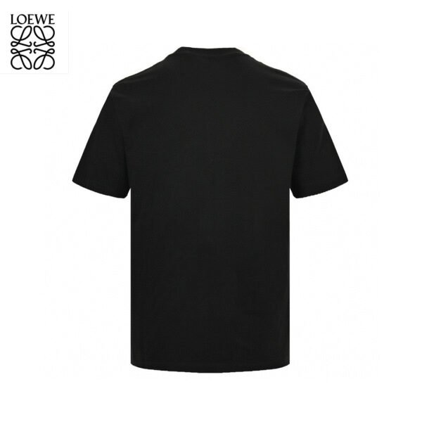 2_317447b5-c898-49af-a1b9-46943722e743 Loewe Embroidered Pocket T-Shirt in Black