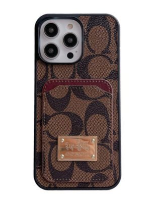 Coa Card Bag Leather iPhone Case