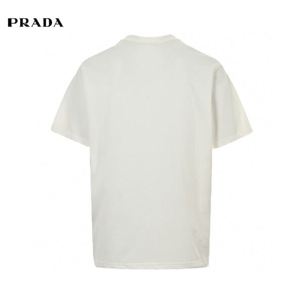 Prada Milano White Emblem T-Shirt