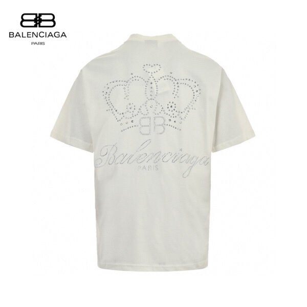 2_f0790676-78fd-4945-bd4d-920aec5468c8 Balenciaga Plain White T-Shirt
