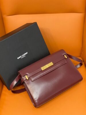 YSSL Manhattan Shoulder Bag Rouge Legion For Women 11.4in/29cm YSL 5792710SX0W6475