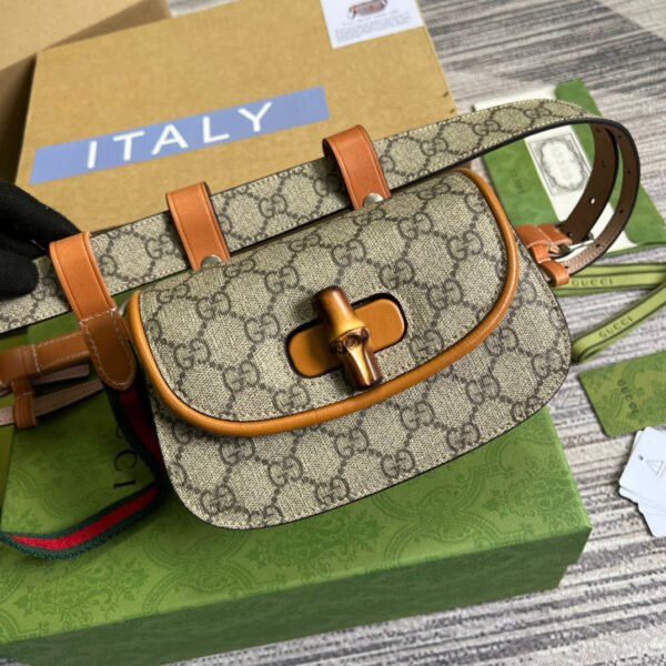 gg Bamboo 1947 Jumbo gg Small Top Handle Bag Brown For Women, Women’s Bags 8.3in/21cm gg