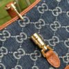 gg Jackie 1961 Mini Shoulder Bag Blue And Ivory gg Jacquard Denim For Women 7.5in/19cm gg ?637092 2KQgg 8375