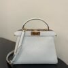 FI Peekaboo ISeeU Petite White Small Bag For Woman 20cm/8in