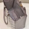 FI X-Tote White canvas FF bag For Woman 41cm/16in 8BH374AKKYF1HZ1