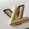 LV Twist MM Epi White For Women, Women¡¯s Bags, Shoulder And Crossbody Bags 9.1in/23cm LV