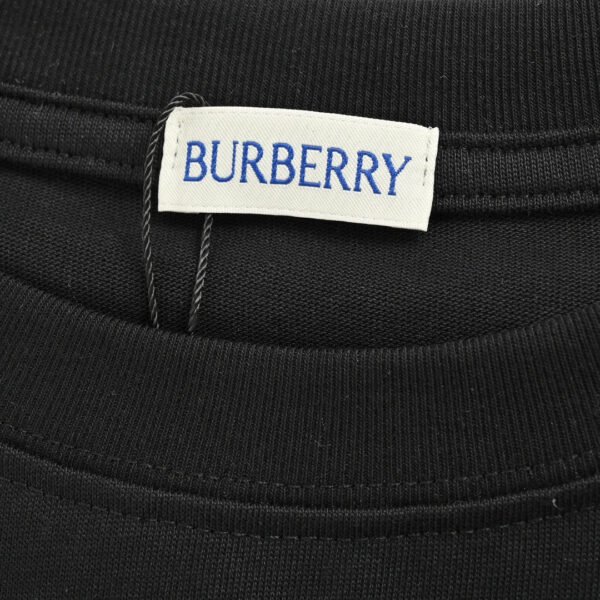 Burberry Black T-Shirt with Pear Graphic