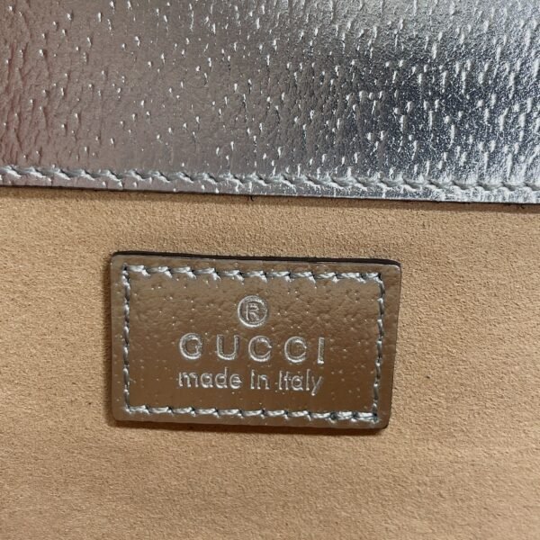 gg Dionysus Small Shoulder Bag Silver For Women, Women’s Bags 10in/26cm gg 499623 1TRBN 8173
